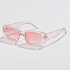 fashion rectangle sexy sunglasses women blue pink yellow leopard small oval sun glasses retro style