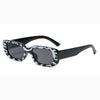 fashion rectangle sexy sunglasses women blue pink yellow leopard small oval sun glasses retro style