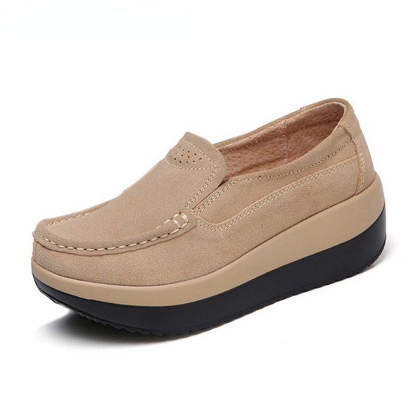 New  Autumn Shoes Woman Flat Platform