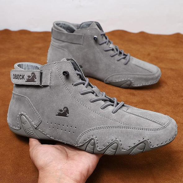 Zoloss Handmade Suede Velcro High Boots