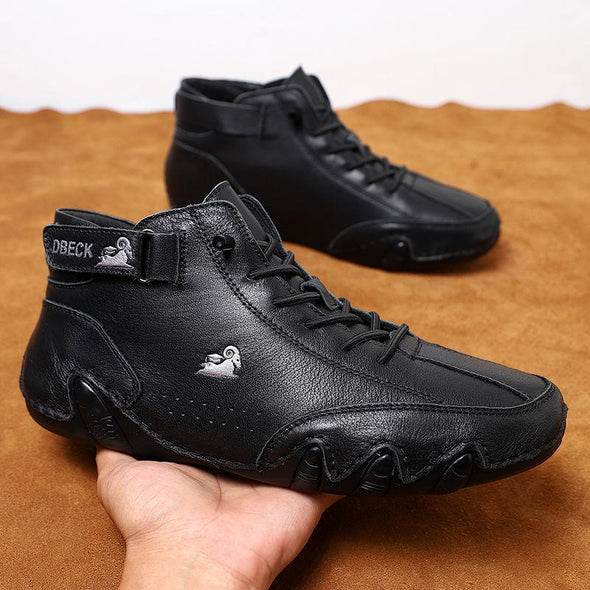 Zoloss Handmade Suede Velcro High Boots