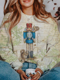 Nutcracker And Squirrels Long Sleeve Top