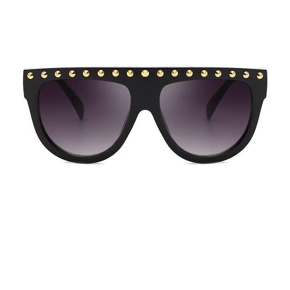 luxury Oversized diamond sunglasses Women fashion unique big frame Glasses Eyewear Clear lens Trend sunglasses lady Glasses