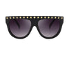 luxury Oversized diamond sunglasses Women fashion unique big frame Glasses Eyewear Clear lens Trend sunglasses lady Glasses