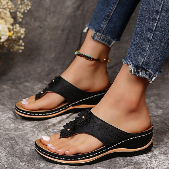 Zoloss Sandals With Arch Support Anti-Slip Wedges Sandals