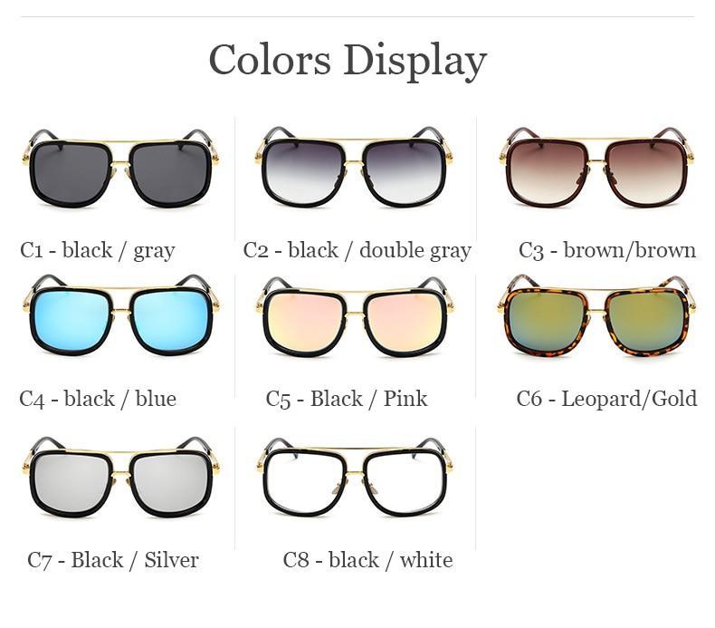 100 CLASSIC Square Polarized Sunglasses UV Protection Retro HD Casual Wear  Glass