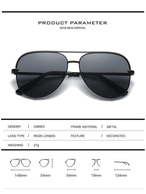 Women Classic Pilot Sunglasses