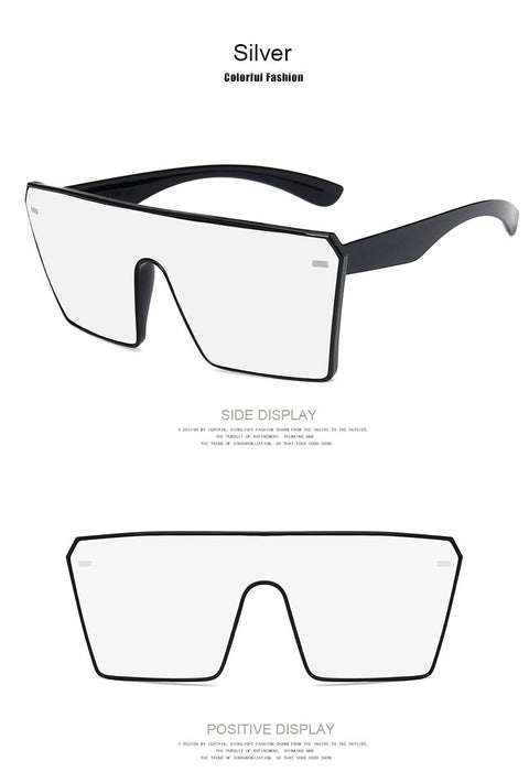Fashion Oversized Square Sunglasses