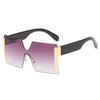 Fashion Oversized Square Rimless Sunglasses