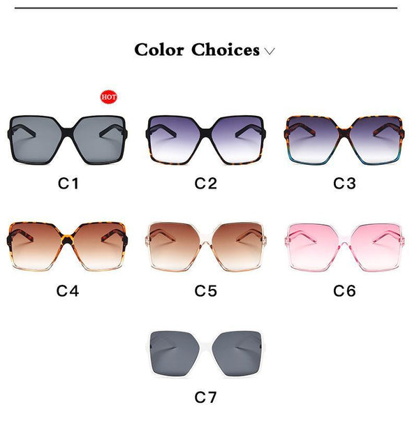 Oversize Gradient Sunglasses