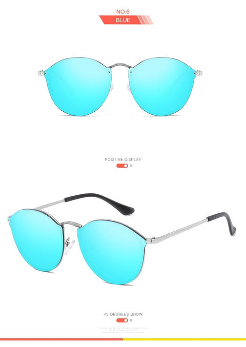 Luxury Coating Mirror Sun Glasses