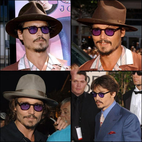 Fashion Johnny Depp Style Round Sunglasses