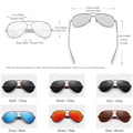 Zoloss - Vintage Aluminum Polarized Sunglasses For Men