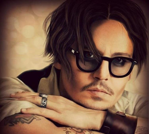 Fashion Johnny Depp Style Round Sunglasses