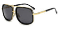 Zoloss - Men's Polarized Sunglasses Big Square Frame Luxury UV400 Retro Sunglasses