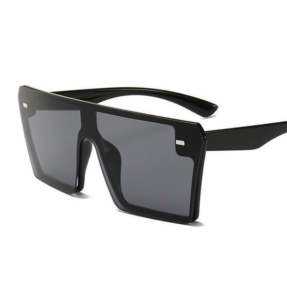 Oversized Square Sunglasses Women Mirror UV400