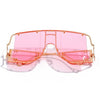 Fashion Square Sunglasses Women Mirror