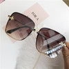 Oversize Square Sunglasses Luxury 29