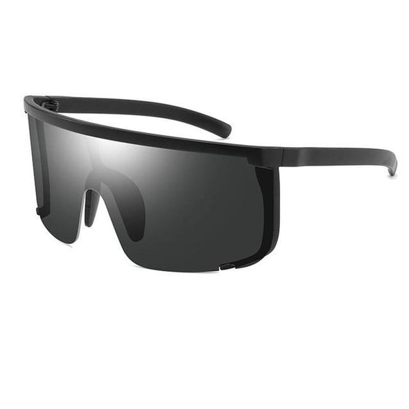 Oversize Mask Flat Top sunglasses