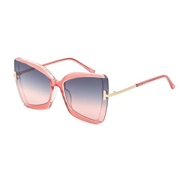 Brand Designer T Sunglasses 2021 New Oversized Square Women Sun Glasses Female Big Frame Colorful Shades fpr women Oculos