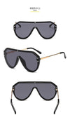 new arrival 2021 futuristic sunglasses women uv400 fendii sunglasses large oversized shades for women oculos de sol feminino