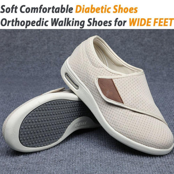 Zoloss Wide Adjusting Soft Comfortable Diabetic Shoes, Walking Shoes [Limited Stock]