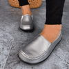 Zoloss Women Flats Ballet Leather Breathable Casual Shoes