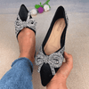 Zoloss Rhinestone  Casual Comfort Dressy Flats For Wedding Bling Diamonds Bridal Shoes