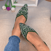 Zoloss Rhinestone Flat Bling Diamonds Bridal Shoes
